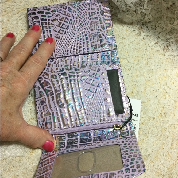 NWT $FIRM$$ BRAHMIN VIOLET WONDERLAND Small Veronica..  BUNDLE DISCOUNT ONLY - Picture 4 of 7